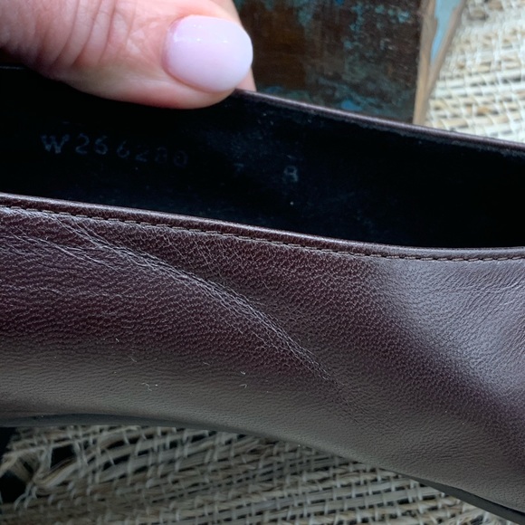 Stuart Weitzman Leather Block Heel Pumps-7-EUC - Picture 3 of 7
